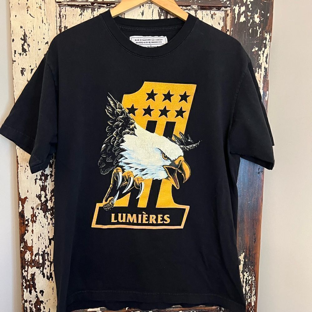 Lumineres Bykai Men’s Streetwear Eagle T-Shirt. Size Medium.